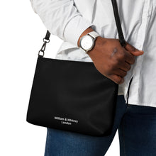Load image into Gallery viewer, William & Whitney London black Crossbody bag