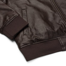 Load image into Gallery viewer, William & Whitney London Leather Bomber Jacket