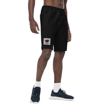 Load image into Gallery viewer, William & Whitney London black Men's fleece shorts