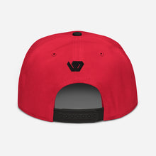 Load image into Gallery viewer, William & Whitney London Red Snapback Hat