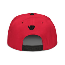 Load image into Gallery viewer, William & Whitney London Red Snapback Hat