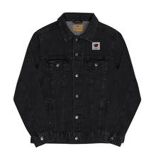 Load image into Gallery viewer, William & Whitney London black Unisex denim jacket