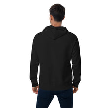 Load image into Gallery viewer, William & Whitney london Black Unisex eco raglan hoodie