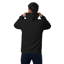 Load image into Gallery viewer, William & Whitney london Black Unisex eco raglan hoodie