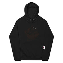 Load image into Gallery viewer, William & Whitney london Black Unisex eco raglan hoodie