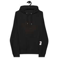 Load image into Gallery viewer, William & Whitney london Black Unisex eco raglan hoodie