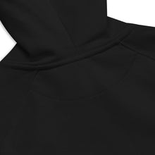 Load image into Gallery viewer, William & Whitney london Black Unisex eco raglan hoodie