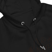 Load image into Gallery viewer, William & Whitney london Black Unisex eco raglan hoodie
