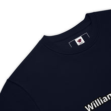 Load image into Gallery viewer, William & Whitney London navy blue Unisex eco sweatshirt