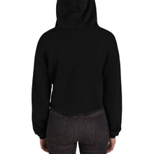 Load image into Gallery viewer, William & Whitney London ladies Black Crop Hoodie