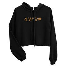 Load image into Gallery viewer, William & Whitney London ladies Black Crop Hoodie