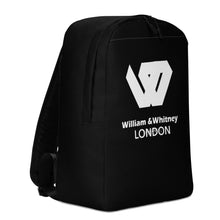Load image into Gallery viewer, William & Whitney London black Minimalist Backpack