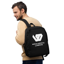 Load image into Gallery viewer, William & Whitney London black Minimalist Backpack