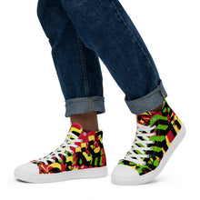 Load image into Gallery viewer, Men’s high top canvas shoes