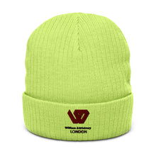 Load image into Gallery viewer, William & Whitney London Ribbed knit beanie
