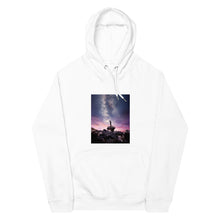 Load image into Gallery viewer, William & Whitney London white Unisex eco raglan hoodie