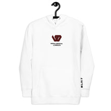 Load image into Gallery viewer, William & Whitney London white Unisex Hoodie