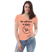 Load image into Gallery viewer, Women's fitted eco tee