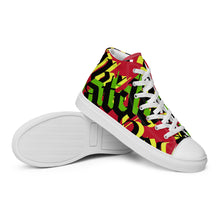 Load image into Gallery viewer, Women’s high top canvas shoes