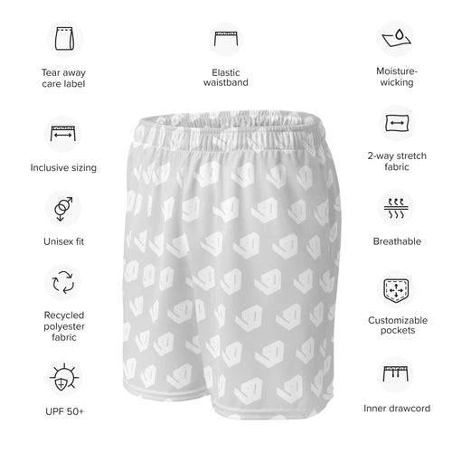 William & Whitney London Unisex mesh shorts