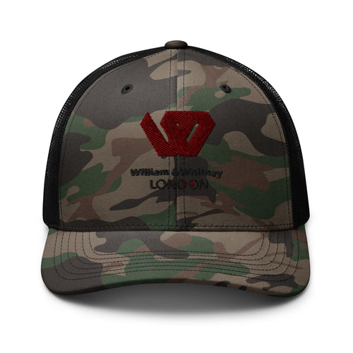 William & Whitney London Camouflage trucker hat