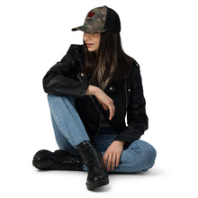 Load image into Gallery viewer, William &amp; Whitney London Camouflage trucker hat
