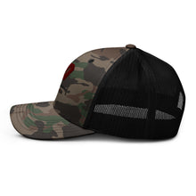 Load image into Gallery viewer, William &amp; Whitney London Camouflage trucker hat
