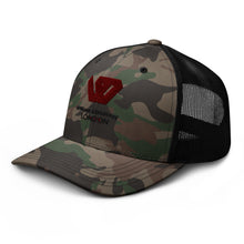 Load image into Gallery viewer, William &amp; Whitney London Camouflage trucker hat
