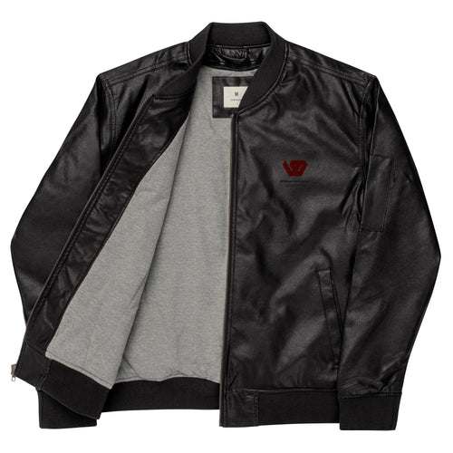 William & Whitney London Leather Bomber Jacket