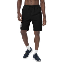 Load image into Gallery viewer, William &amp; Whitney London black Men&#39;s fleece shorts
