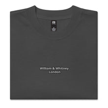 Load image into Gallery viewer, William &amp; Whitney London Unisex Oversized faded t-shirt

