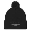 William & Whitney London Pom-Pom Beanie