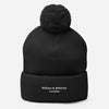 William & Whitney London Pom-Pom Beanie