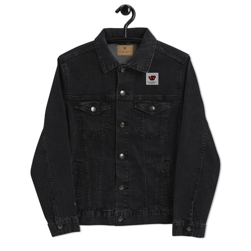 William & Whitney London black Unisex denim jacket