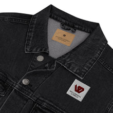 Load image into Gallery viewer, William &amp; Whitney London black Unisex denim jacket
