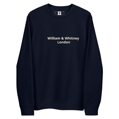 William & Whitney London Unisex sueded fleece sweatshirt