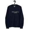 William & Whitney London navy blue Unisex eco sweatshirt