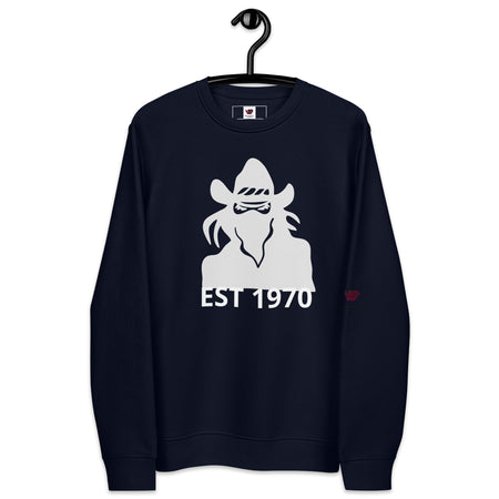 William & Whitney London navy blue Unisex eco sweatshirt