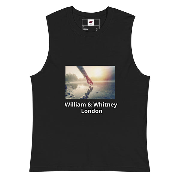 William & Whitney London men black Muscle Shirt