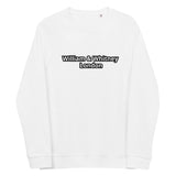 William & Whitney London Unisex organic raglan sweatshirt