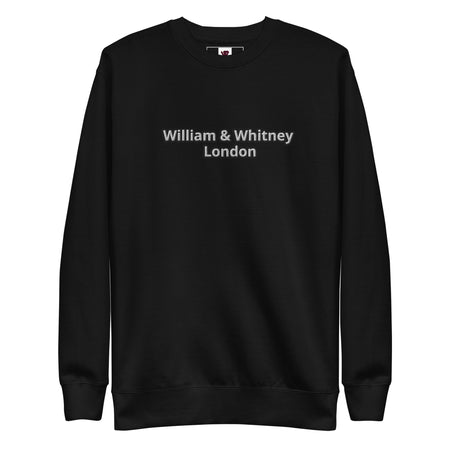 William & Whitney London Unisex sueded fleece sweatshirt