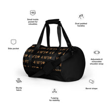 Load image into Gallery viewer, William &amp; Whitney London All-over print gym bag

