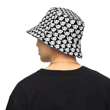 Load image into Gallery viewer, William &amp; Whitney London all over print Reversible bucket hat
