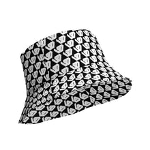 Load image into Gallery viewer, William &amp; Whitney London all over print Reversible bucket hat
