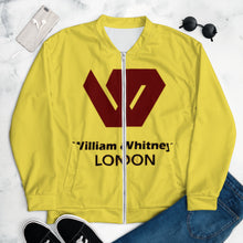 Load image into Gallery viewer, William &amp; Whitney London Unisex Bomber Jacket
