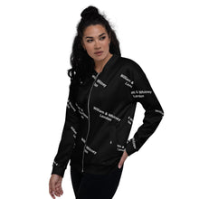 Load image into Gallery viewer, William &amp; Whitney Unisex Bomber Jacket
