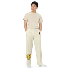 Load image into Gallery viewer, William &amp; Whitney London smile  print unisex wide-leg pants
