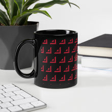 Load image into Gallery viewer, William &amp; Whitney London Black Glossy Mug
