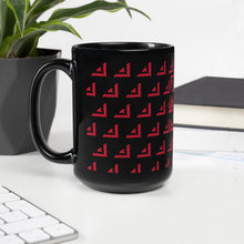 Load image into Gallery viewer, William &amp; Whitney London Black Glossy Mug
