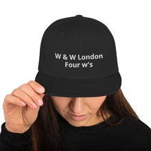 Load image into Gallery viewer, William &amp; Whitney London Snapback Hat
